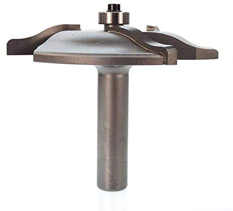 Whiteside Router Bits 6000C großer erhöhter Plattenprofil-Bit mit 3-3/8 Zoll großem Durchmesser und 4,8 cm Schnittlänge
