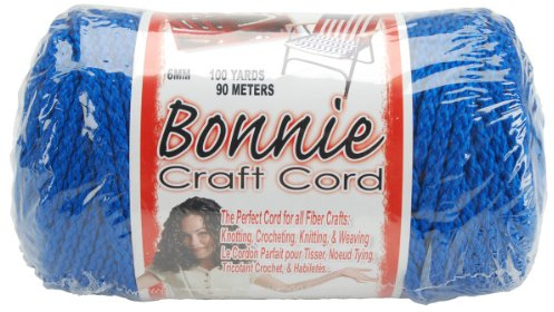 Bonnie Macrame Craft Cord 6mmX100yd - Royal Blue