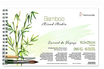 MixedMedia Carnet De Voyage Bamboo 265g/m², 15,3x25cm, 15Blatt