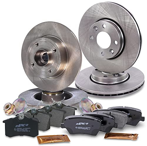 BESTPRICE Bremsenset inkl. Bremsscheiben vorne Ø 260 mm + hinten Ø 240 mm + Bremsbeläge vorne und hinten, Kompatibel mit RENAULT CLIO, MODUS/GRAND MODUS (F/JP0_)