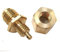 3S SuperSamaStore Valvola Adattatore per Bombola Gas R600a, con Attacco 7/16 Femmina x 1/4 SAE Maschio e Premispillo per Bombole Refrigerazione e Climatizzazione
