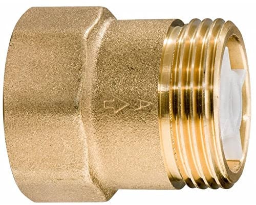 Metabo Rückschlagventil, aus Messing, Anschlussgewinde 1AG x 1IG, verhindert das Leerlaufen der Pumpe, 628803000