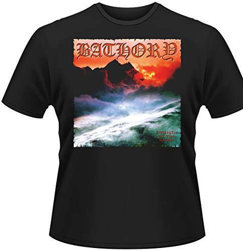 Plastic Head Herren, T-Shirt, Bathory Twilight Of The Gods, Schwarz (Black), M