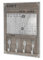 quantio Nostalgisches Memoboard 'New York 1968' - Board mit Kalender - 4 Haken - Magnettafel - Tafel - Wandtafel