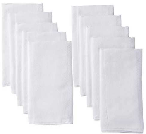 Gerber Unisex Baby Boys Girls Birdseye Prefold Cloth Diapers Multipack White 3-Ply 10 Pack