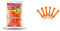 Masters Gfa140 Kunststoff-Tees, Abgestuft, 20 Stück, Orange, 2 3/4