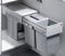 Hailo TA Swing 30.2/30 Waste Collector 2 Tandem Waste Bin 2 x 15 L with Lid Width from 30 cm