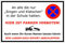 Melis-Folienwerkstatt Parken verboten Schild – Singen und Klatschen in der Schule - Namen tanzen könnt – 30x20 cm – 3mm Hartschaum – Verschiedene Größen und Materialien