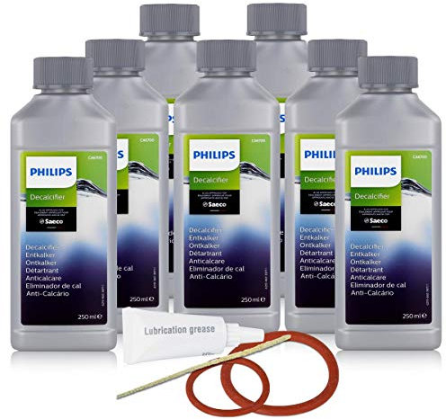 Reinigungs / Pflege - Set von Saeco für Kaffeevollautomaten, Kaffeeautomaten (K, 7 Flasche Saeco )