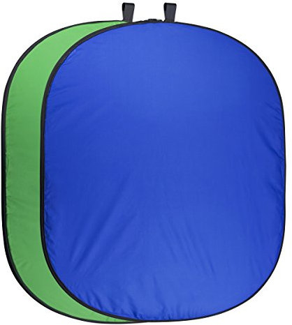 Walimex pro pro Falthintergrund (150 x 210 cm) grün/blau 20731