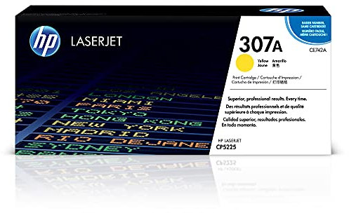 HP 307A (C742AE) Gelb Original LaserJet Tonerkartusche