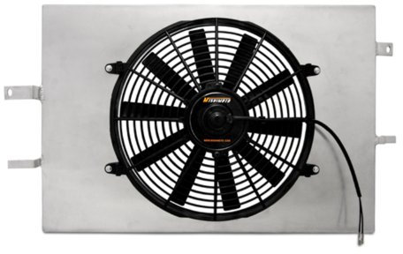 Mishimoto MMFS-MUS-97 Aluminium Fan Shroud Kit Compatible With Ford Mustang 1994-2004 Silver