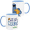 Sesamstraße Tasse Krümelmonster - Me Just Here For The Cookies Kaffeetasse Becher Kaffeebecher aus Keramik Weiß 320 ml