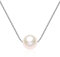 VIKI LYNN Damen Kette und Ohrring mit Suesswasser-Zuchtperlen und 100% Sterling Silber 925 (Perlenkette)