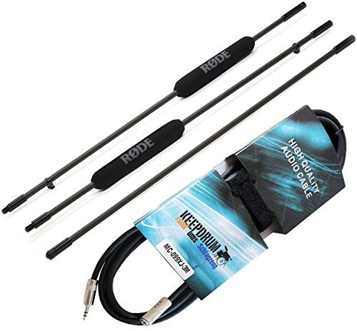 Rode Micro Boompole PRO Canne de tonalité 2,2 m + rallonge Keepdrum mini-jack 3 m