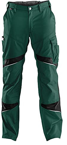 KÜBLER ACTIVIQ Hose HIGH PSA 2 – Hose mit ergonomischer Linienführung und Knieschutztaschen aus Cordura® moosgrün/schwarz Gr. 48