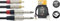 STAGG 1.5M/5FT TWIN CBL PLG-RCAm DLX