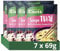 Knorr Soupe Déshydratée Thaï Nouilles Champignons Pousses de Soja, Lot de 7 X 69 g