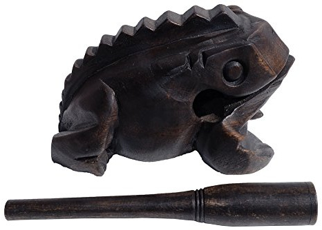 WorldProfessional Thailändisches Holzspielzeug, handgeschnitzt, 11,4 cm, Braun