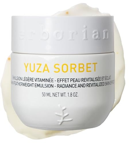 Erborian Yuza Sorbet - Anti-Aging Feuchtigkeitscreme mit Antioxidantien und Vitaminen - Koreanische Gesichtspflege mit Yuza-Extrakt - Der Moisturizer schützt deine Haut und mildert Falten - 50 ml