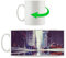 New York Times Square mit Spiegelung, Motivtasse aus weißem Keramik 300ml, Tolle Geschenkidee zu jedem Anlass. Ihr Neuer Lieblingsbecher für Kaffe, Tee und Heißgetränke.