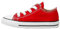 Converse Ctas Core Ox 015810-21-4 - Zapatillas de tela para niños, Blanco-Rojo, 20 EU (4 UK)