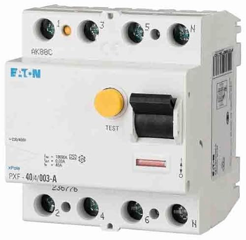 Eaton 236775 FI-Schalter, 25A, 4p, 500mA, Typ A