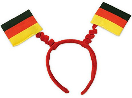 Wabbles Fahne Fan Deutschland Kopfschmuck Haarreif FAN - Artikel