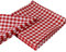 Stoffserviette Kariert Baumwolle - Vichy Karo, Gingham, Karomuster, Landhausstil, Landhaus, Stoff Serviette, Napkin(Rot, 40 x 40 cm, 1 Stück)