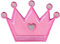 PatchMommy Prinzessin Krone Patch Aufnäher Applikation zum Aufbügeln Bügelbild - für Kleidung Jeans Jacken Kinder Baby