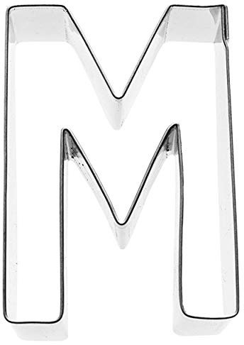 Birkmann 1010711710 Ausstechform Buchstabe M, 6 cm, Kunststoff, Grau, 5 x 3 x 2 cm