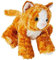 Aurora World 31277 - Mini Flopsie - Molly Katze getigert 20.5 cm, braun