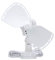 SEEKR by Caframo Unisex Ultimate 24 Volt Ventilator mit 2 Geschwindigkeiten, Direktkabel, Weiß, Nicht zutreffend
