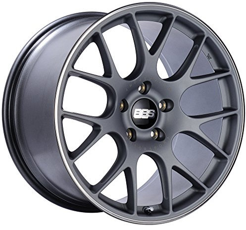 BBS CH-R Titanrad mit lackierter Oberfläche und polierter Edelstahlfelge (5 x 114 mm, 38 mm versetzt)