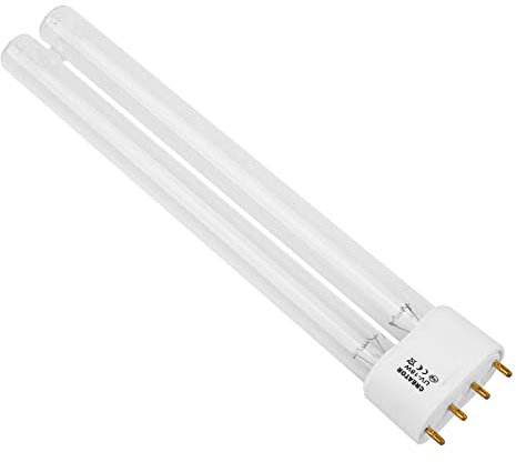 Forever Speed Ampoule UV Ampoule de Lumière UV Lampe de Stérilisateur UV Lampe de Rechange UVC pour Aquarium 18W 2G11