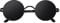 CGID Retro Sonnenbrille Herren Damen Rund Hippie Polarisiert UV400 Schutz Metallrahmen mit Lederetui