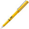 Lamy safari yellow Füller - Füllhalter mit ergonomischem Griff & polierter Stahlfeder in Strichbreite EF - robuster ASA-Kunststoff - inkl. Tintenpatrone T 10 blau - Rechtshänder