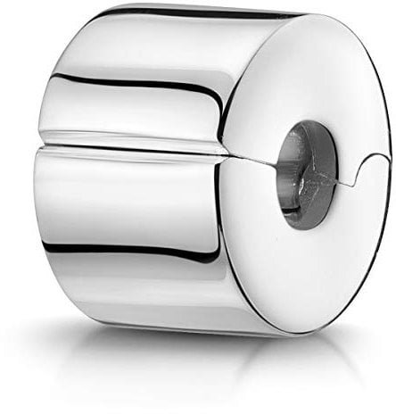 MATERIA Beads Stopper Clip 925 Silber Gravur Schmuck für 3mm Bead Armband #705