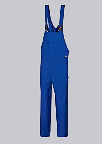 BP 1681-558-13-3XLn Unisex Arbeits-Latzhose, mit elastischer, verstellbarer Taille, 245,00 g/m² Stoffmischung, Königsblau, 3XLn