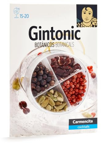 Carmencita Gin Botanicals & Infusions Kit – Craft Your Own G&T | Juniper, cardamom, pink peppercorn and hibiscus blend – natural spices and flowers for a craft G&T
