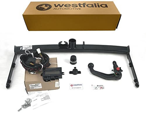 Westfalia abnehmbare Anhängerkupplung für Skoda Fabia 3 Combi (BJ 01/2015-09/2021) und Schrägheck (BJ 11/2014-05/2021) - im Set mit 13-pol. fzg.-spez. Westfalia Elektrosatz