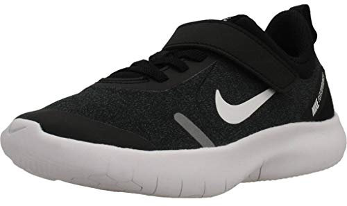 Nike Jungen Flex Experience Rn 8 PSV Leichtathletikschuhe, Mehrfarbig (Black/White/Cool Grey/Reflect Silver 001)