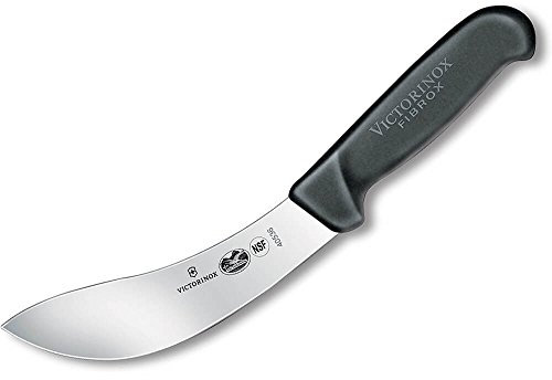 Victorinox American Type Fibrox Skinning Knife, Stainless Steel, Black, 15 x 5 x 5 cm