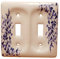 Leviton Blue Vine Muster Objektbereich Porzellan Schalter Cover Toggle Wanddose 89509-bl