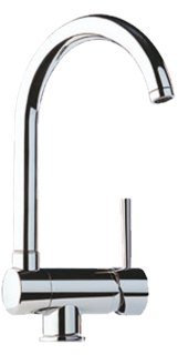 Luisina RCD63/BB Robinet de cuisine à charnière Chromé brillant