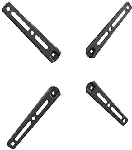 RICOO VESA Adapter universal TV Wandhalterung Fernseher Halterung für 32-55 Zoll, VA0200 Erweiterung 200x200 auf 400x400 smart Fernsehhalterung schwarz