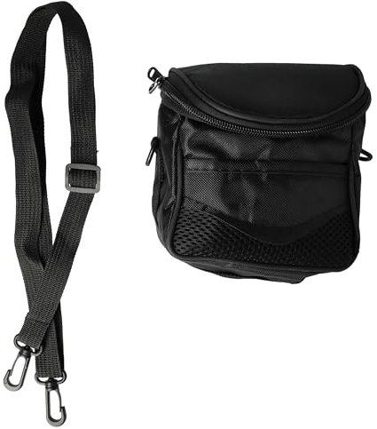 vhbw Universal Tasche Größe M schwarz kompatibel mit Kamera, Camcorder, Fotoapparat Fuji/Fujifilm FinePix S4200, S4800, S8600, X70