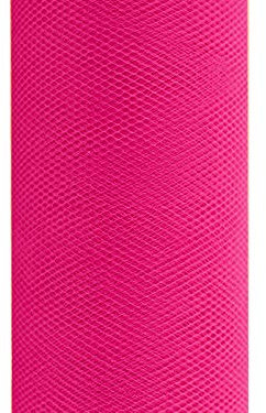 Creativery 9m Tüll Deko Stoff 30cm Tüllband Netz Rolle Tüllstoff Tütüs Hochzeit Fuchsia pink 187