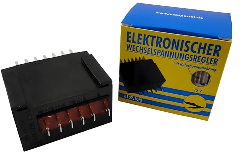 EWR 8107.10/1 - Elektronischer Wechselspannungsregler m. Befestigungsbohrung - 12V - 42W - SR50/1, SR80/1C, CE