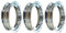 3 CERCHIONI CROMATI RMS 3.50 - 10 PER PIAGGIO APE P 50